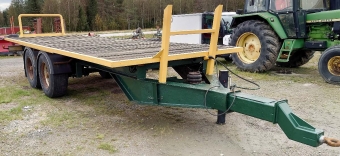 Bal/transportvagn Nrko 16 ton vrigt Bal/trp vagn Nrko 16 ton Hydrulisk broms 1-axel
Stdben