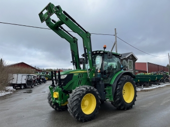 Traktor John Deere 6130R Trima +5.1P-Lastare John Deere 6130R 