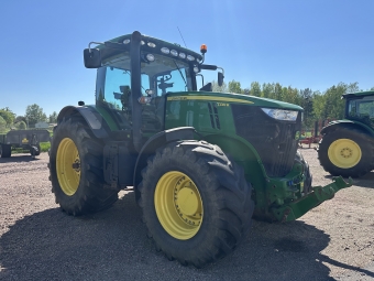 JD 7230R 4WD TRAKTOR, BEG/WZJ971 John Deere 7230R 