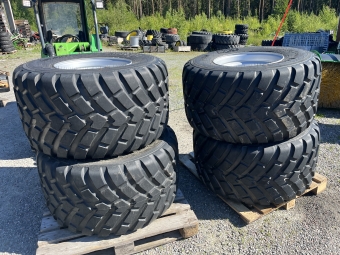 Kompleta Hjul 600/50-R22.5 4St 10 bult BKT Ridemax FL693M kompletta hjul 