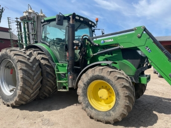 JOHN DEERE 6140R AP TRAKTOR John Deere 6140R AP TRAKTOR LASTARE TRIMA 5.1+ EURO/SMS LASTARE  650/65X38 CA 80%  600/65X28 CA 100%  3 DUBB. UTTAG
KLIMATANLGGNING EXTRA OLJETANK, JD ELSERVO 3-F
...
MNR 18829
...
PRIS EXKL. MOMS: 815.000:-
...
Vi reserverar oss fr felskrivning. Kontakta alltid oss innan du ker och tittar, s vi kan skerstlla att maskinen finns p plats.
