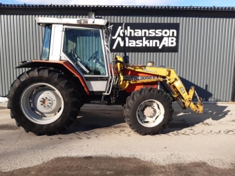 MASSEY FERGUSON 3050E BERGSJ 1510 Massey Ferguson 3050E 16,9-R34 13,6-R24
Trima sms fste 3-e funktion
2x dubbelverkande +fri retur bak
Motorvrmare 220v