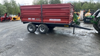Tippvagn Weckman Ws100 10T Weckman Spanmlsvagn WS100 Vagn i nyckick. 

Ring fr info