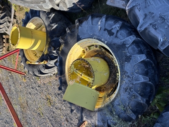 Dubbelmontage Firestone 520/70 R38 JD flg Firestone Dubbelmontage JD 