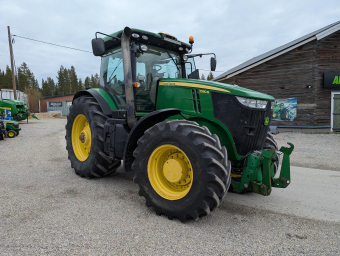 Traktor John Deere 7280R John Deere 7280R med frontlyft 