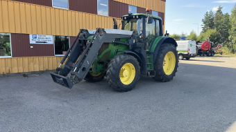 Traktor John Deere 6170M John Deere 6170M Väl genomgången och påkostad 6170M.
Bra utrustad med både frontlastare och frontlyft med PTO.
Ring för mer info