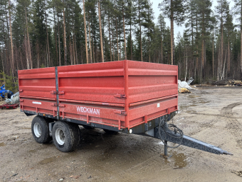 Tippvagn Weckman M85 Weckman Tippvagn M85 I fint skick.

Denna maskin omfattas ej av ML Trygghetsköp 3mån/100tim
Maskinen säljes för kunds räkning utan garanti.
För mer information kontakta din säljare.