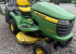 John Deere X 300R med uppsamlare John Deere X300R  John Deere X 300R med uppsamlare