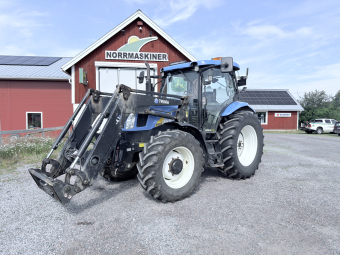 Traktor New Holland T6040 m. Trima +4.1P lastare New Holland T6040 