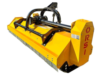 Betesputsare Orsi EVO Plus Frontal 300 SE Orsi EVO Plus Frontal 300 SE 3P vändbar med hydraulisk sidoförskjutning
Stödrulle Ø 194 mm 
PTO SHAFT N. 5 X 1000 
Slityta i Hardox 
300 rotor med hammarslagor

EVO Plus Frontal 300 har en arbetsbredd på 2,99 m och som klarar att bearbeta sly upp till Ø 40 mm när den är utrustad med hammarslagor (kan även väljas med Y-slagor). Klipparen har en kraftig trepunktsram som är vändbar och hydraulisk sidoförskjutning på 53 cm är standard. Den kompakta och mycket starka konstruktionen gör att de lämpar sig för traktorer från 90 - 120 hk.

Det vändbara fästet möjliggör att klipparen kan köras front- eller bakmonterad med 540 eller 1000 rpm på kraftuttaget.

EVO Plus är universalmaskinen för dig som ska putsa alla typer av grönområden, betesmarker, parker, campingplatser m.m.