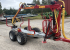Kranman skogsvagn T1900 med 30-60 kran Kranman T1900 med 30-60 kran ATV griplastarvagn
Utrustad med:
Honda GX 390 med elstart
Hydraulisk vinsch HV500
Flerspaks ventilpaket
Elektrisk ramstyrning
Bromsventil
EL-hydraulisk vagnsbroms Kranman skogsvagn T1900 med 30-60 kran