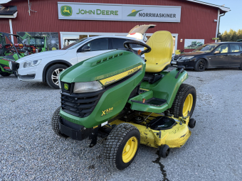 Åkgräsklippare John Deere X534 John Deere X534 137 cm klippdäck
Servostyre
Diff

Denna maskin omfattas ej av ML Trygghetsköp 3mån/100tim
Maskinen säljes för kunds räkning utan garanti.
För mer information kontakta din säljare.